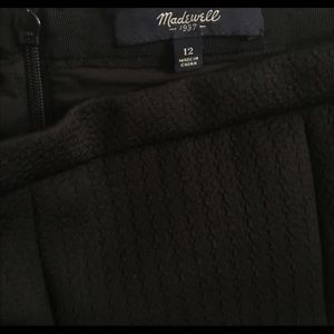 SOLD Madewell Pleated Black Skirt